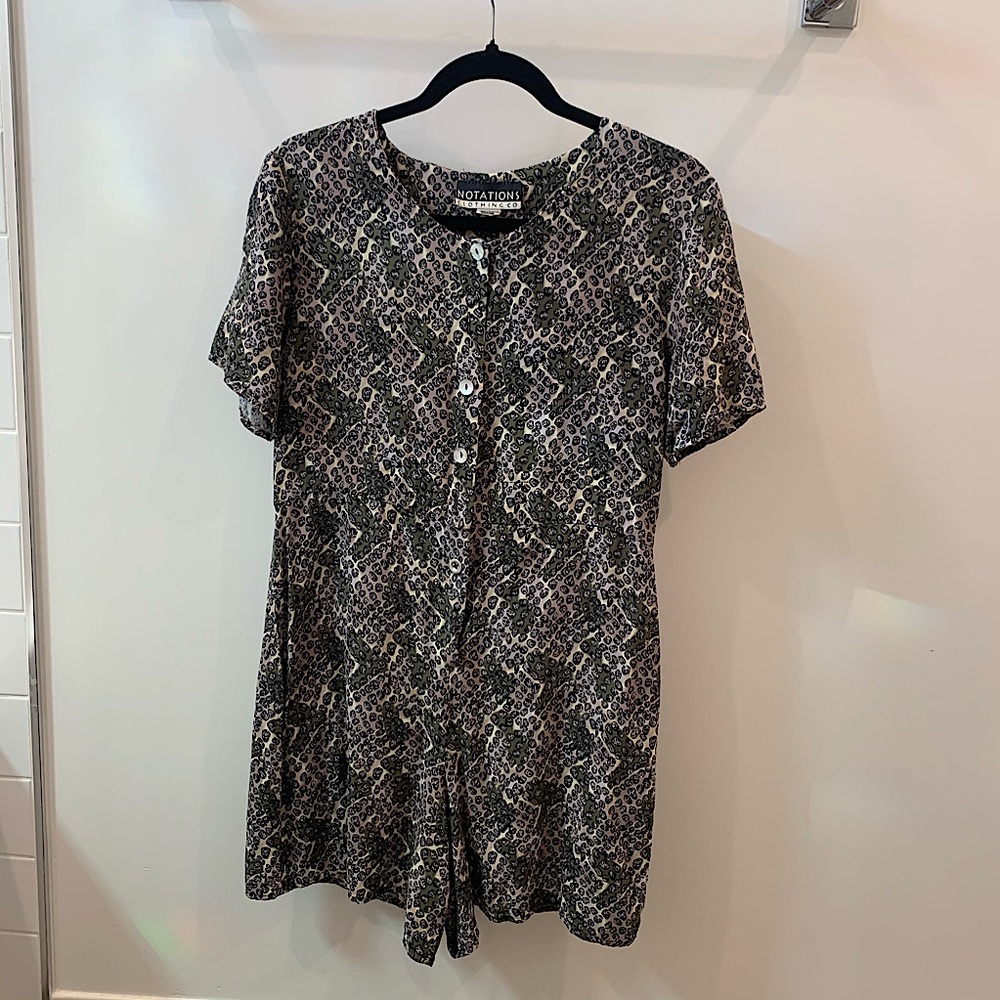 Notations Clothing Snake print Romper